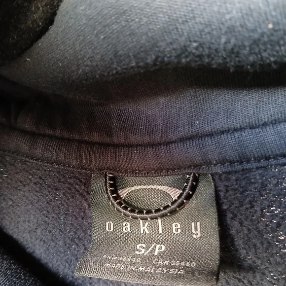 Oakley Black Men's Hoodie Junior Teen Unisex Retro Small Streetwear - Picture 6 of 6